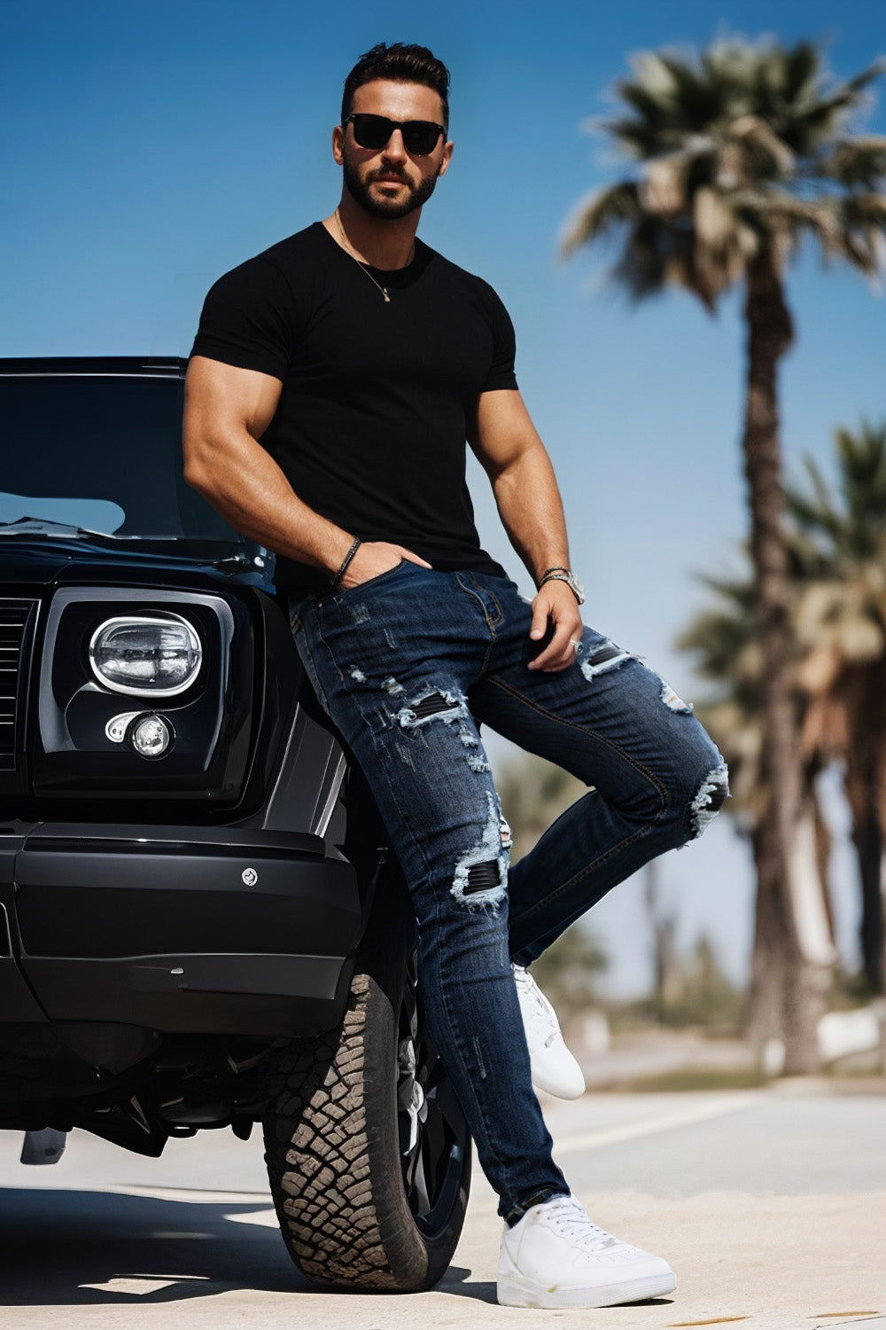 Men's Stretch Skinny Jean - Ripped