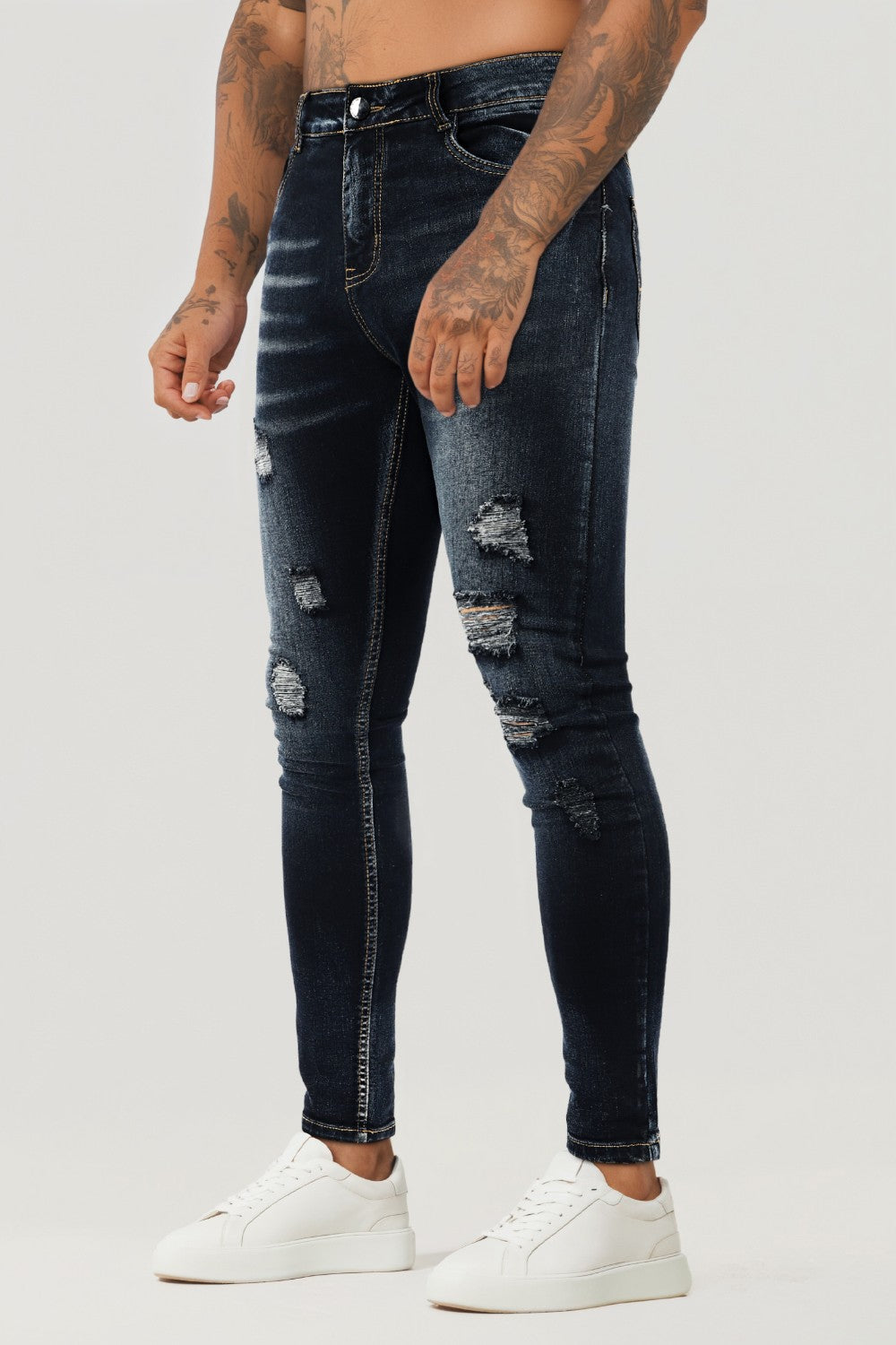 Men's Vintage Skinny Jean - Dark Blue