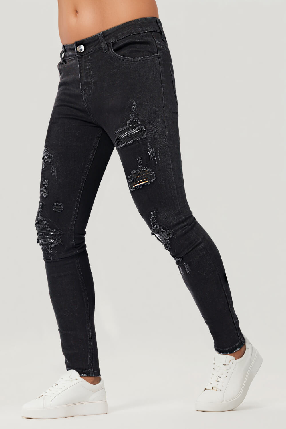 Men's Best Black Skinny Jean - Ripped