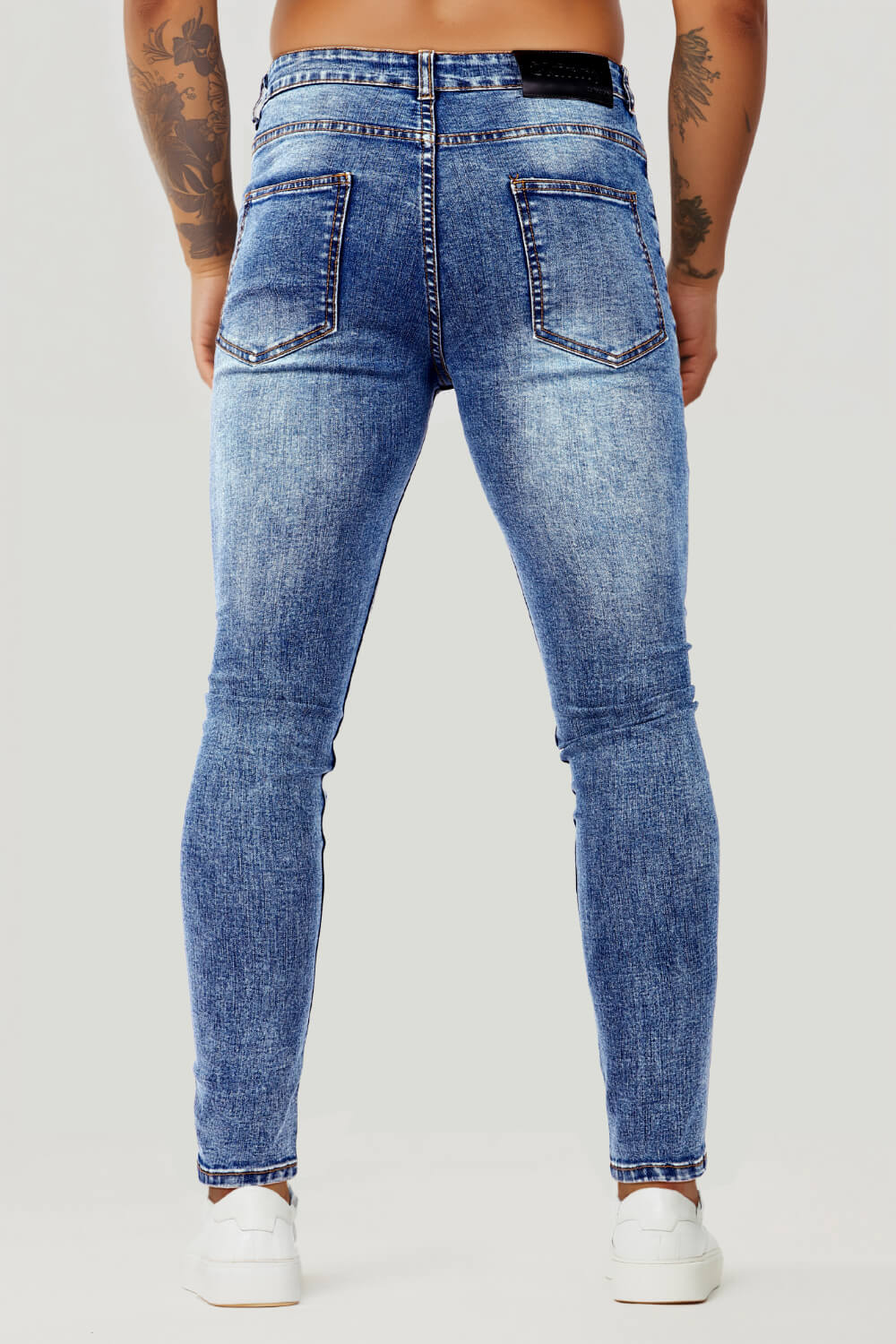Men's Blue Skinny Jean - High Waist