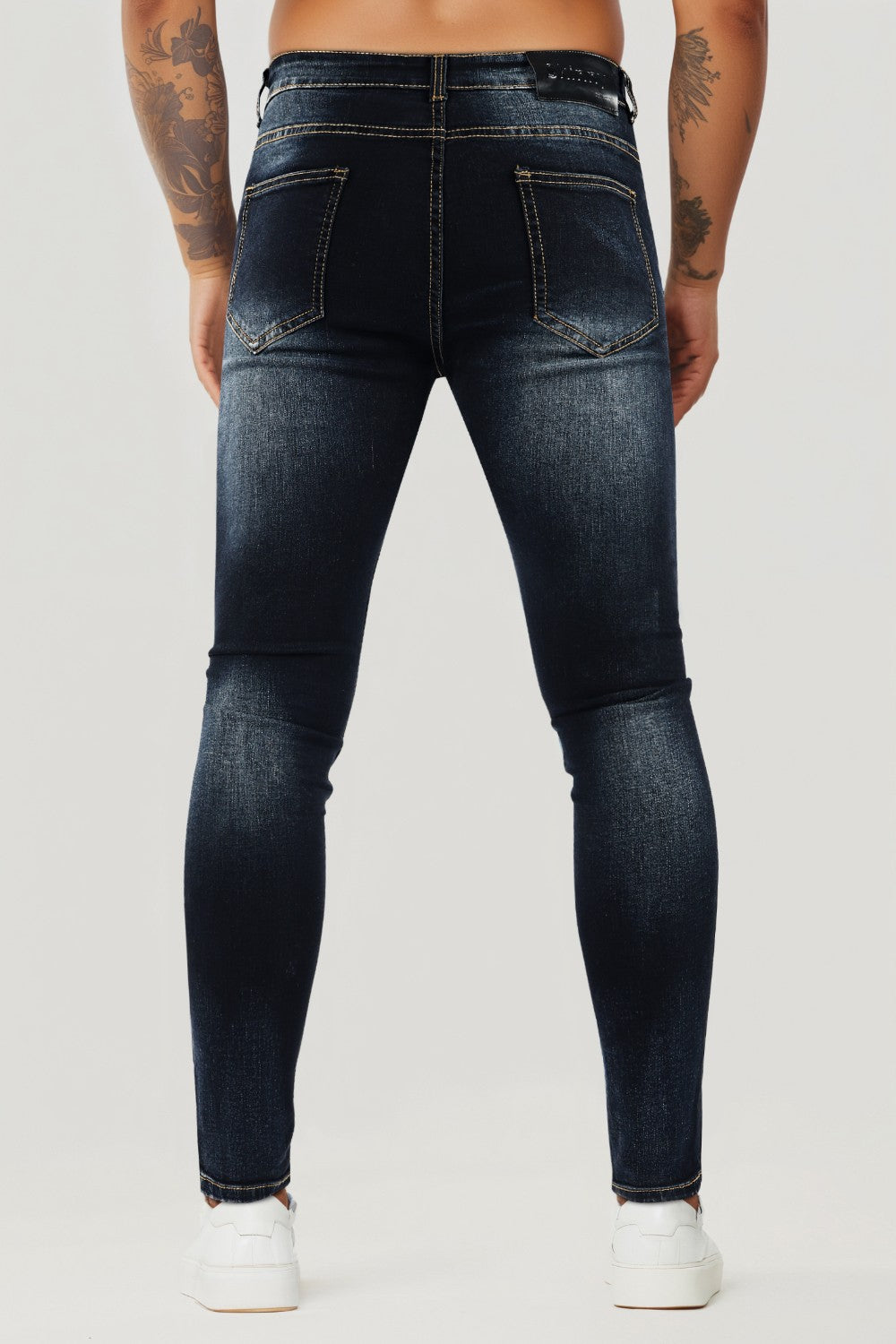 Men's Vintage Skinny Jean - Dark Blue