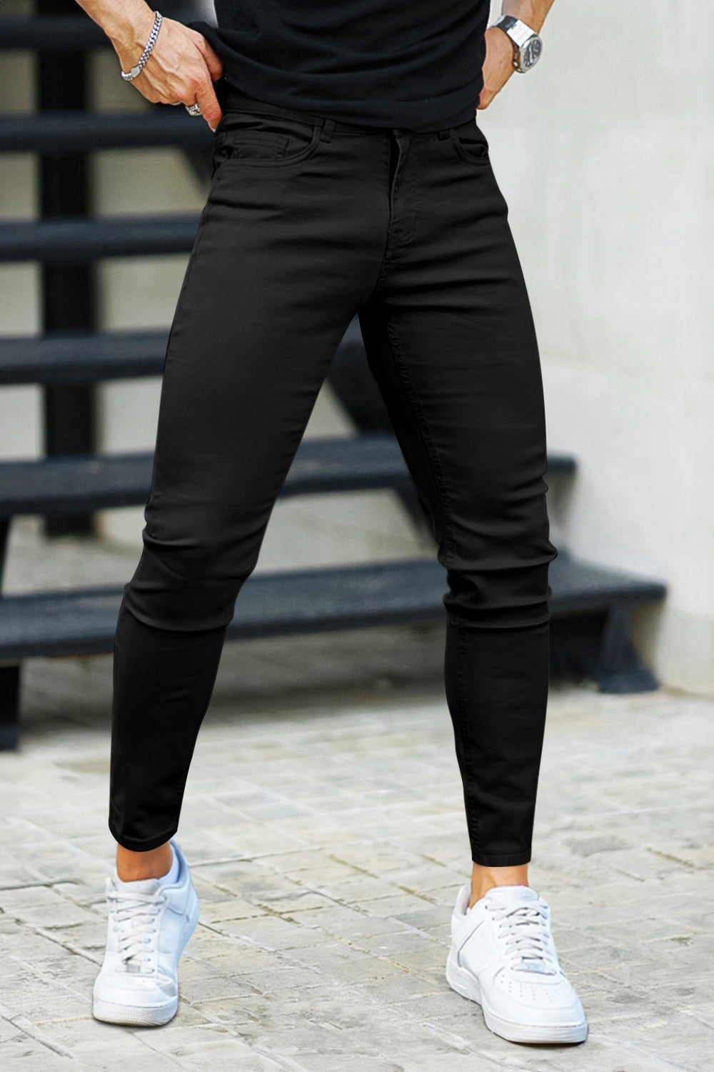 Men's Stretch Skinny Jean - Black