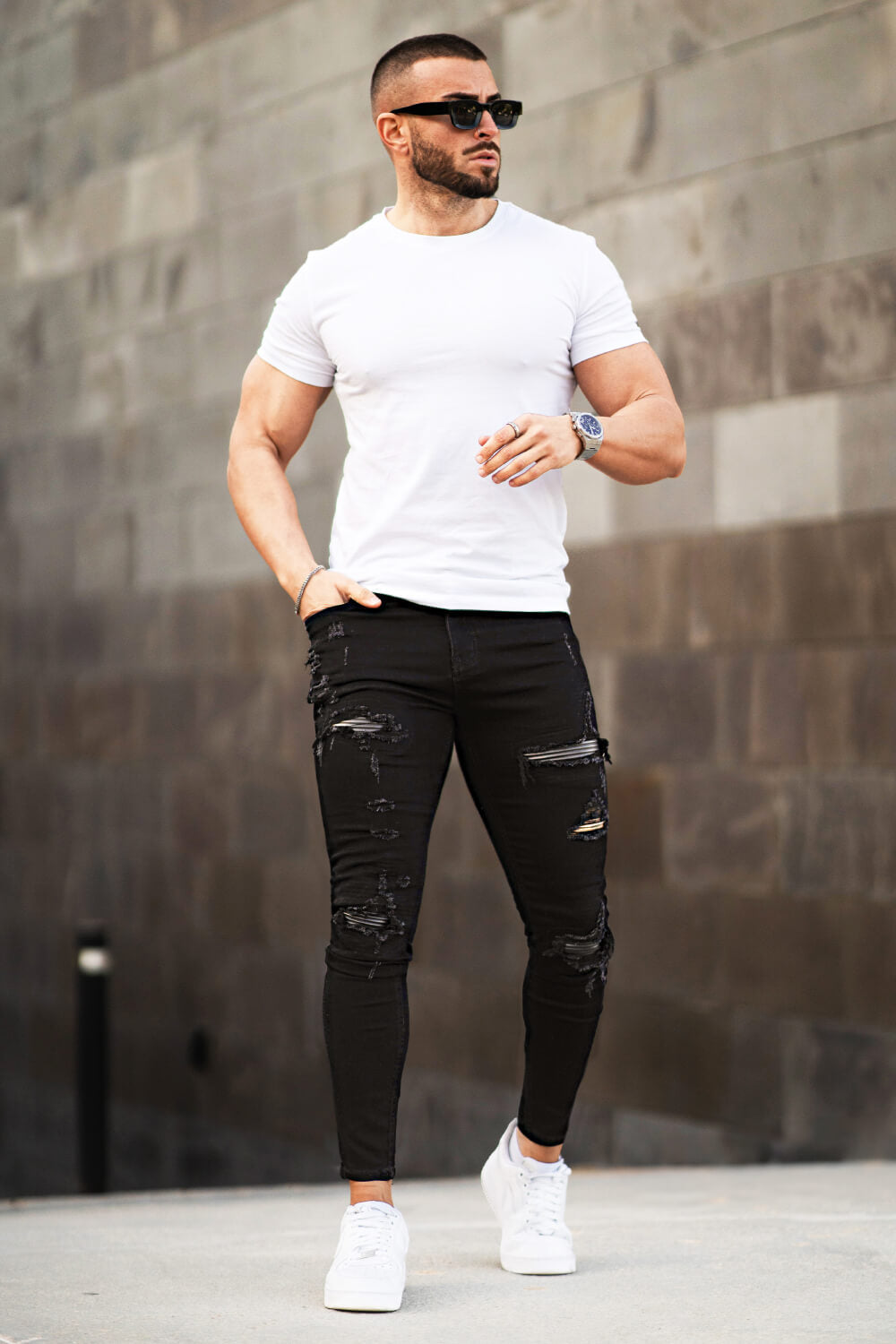 Men's Best Black Skinny Jean - Ripped