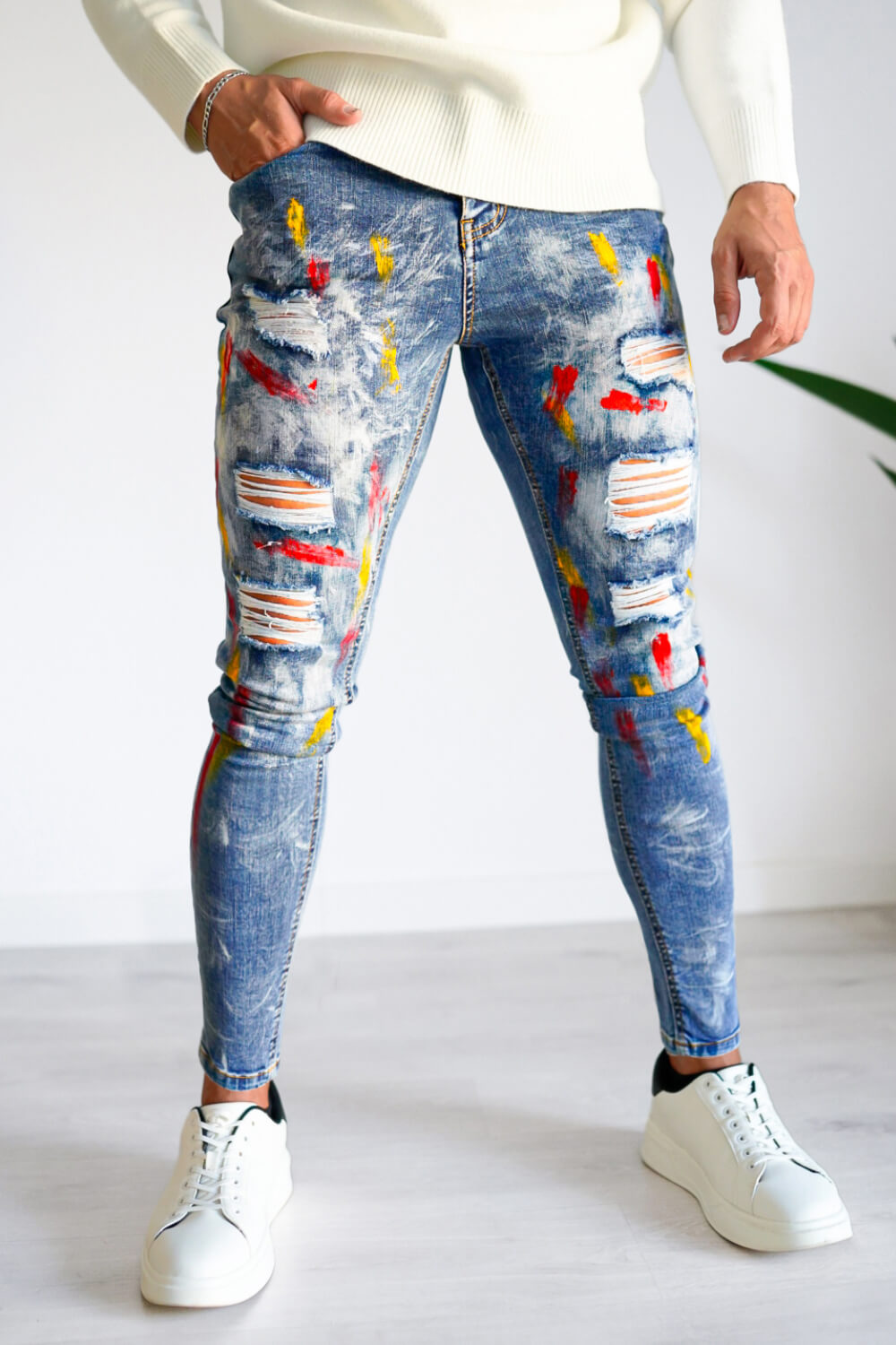 Men's Graffiti Jean - Ripped