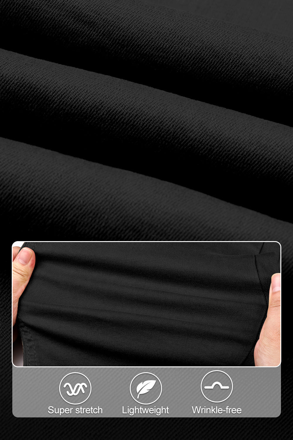 Men's Stretch Skinny Jean - Black