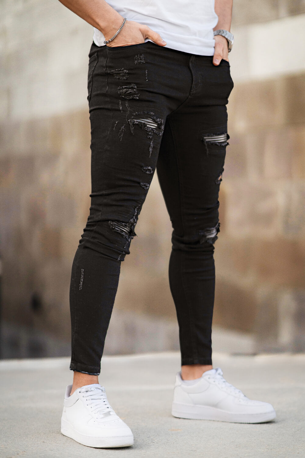Men's Best Black Skinny Jean - Ripped