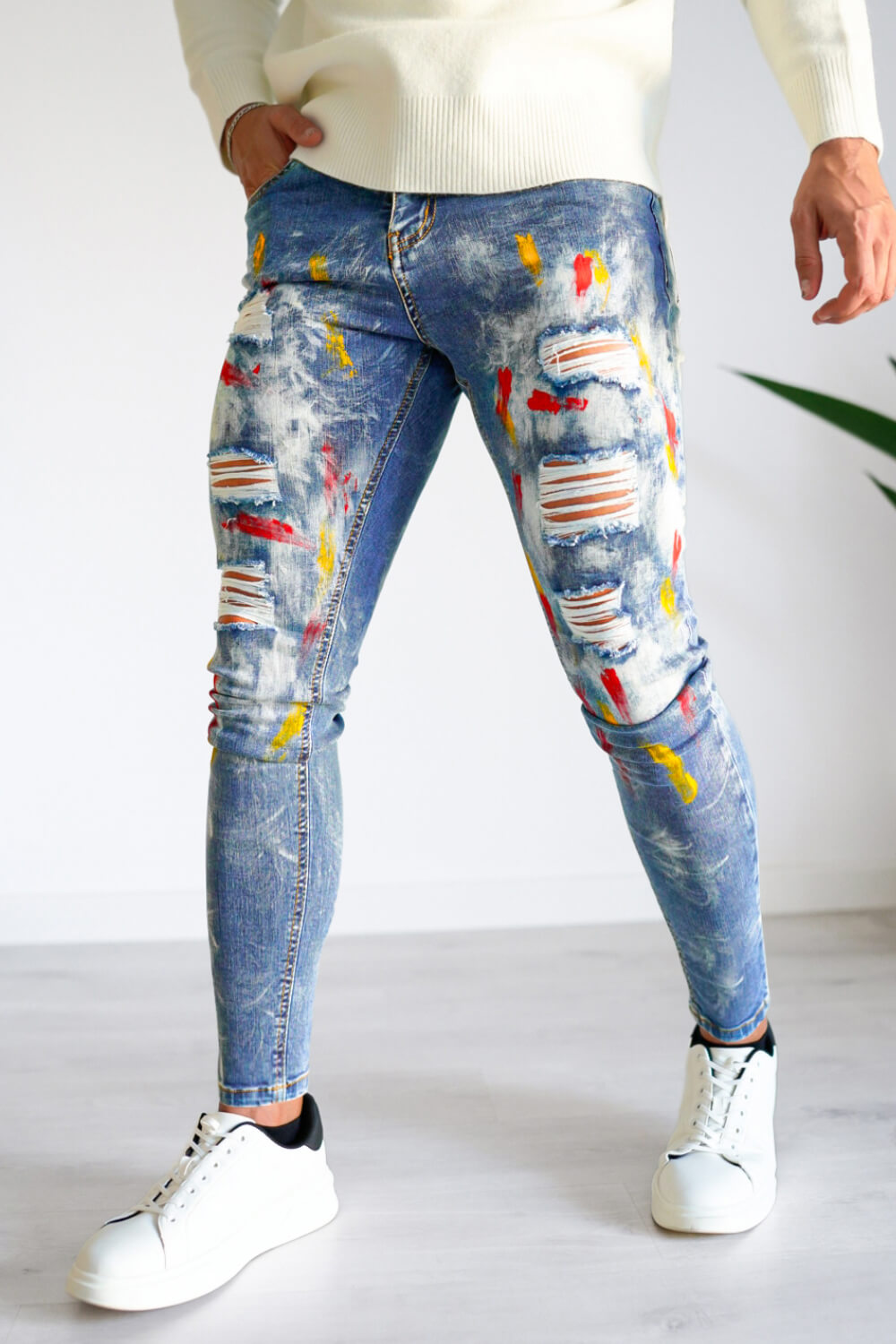 Men's Graffiti Jean - Ripped