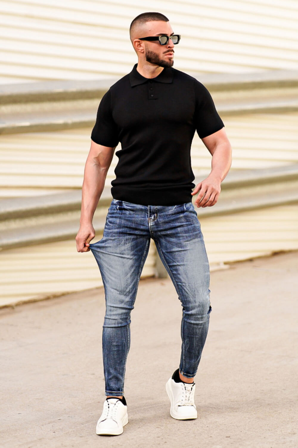 Men's Stretch Skinny Jean - Dark Blue