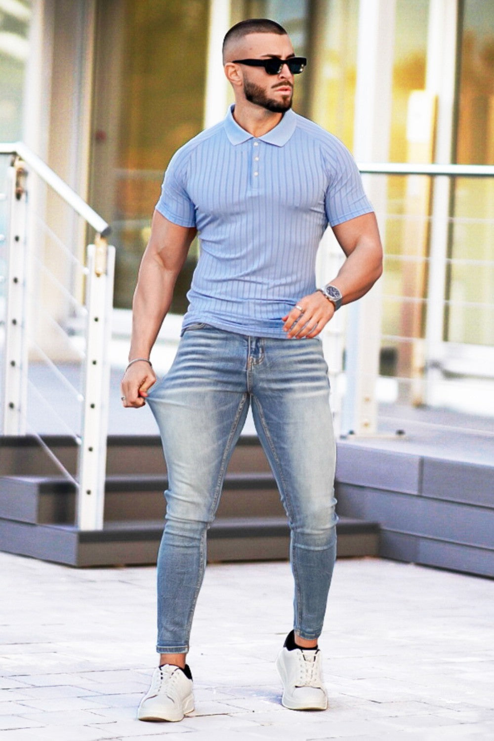 Men's Stretch Skinny Jean - Blue