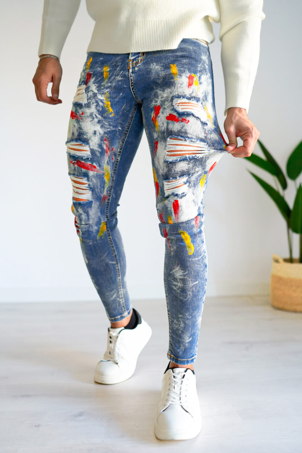 Men's Graffiti Jean - Ripped