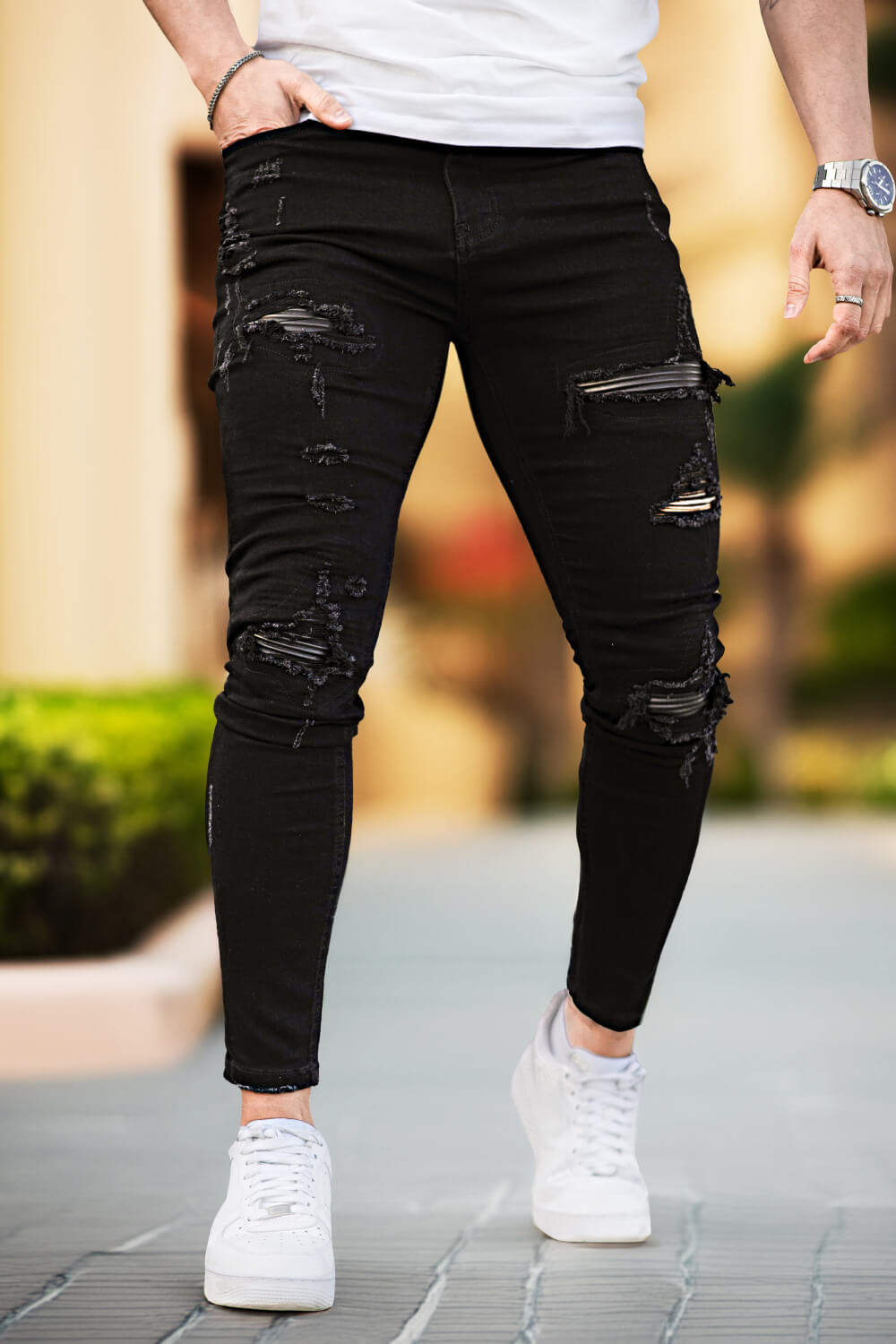 Men's Best Black Skinny Jean - Ripped