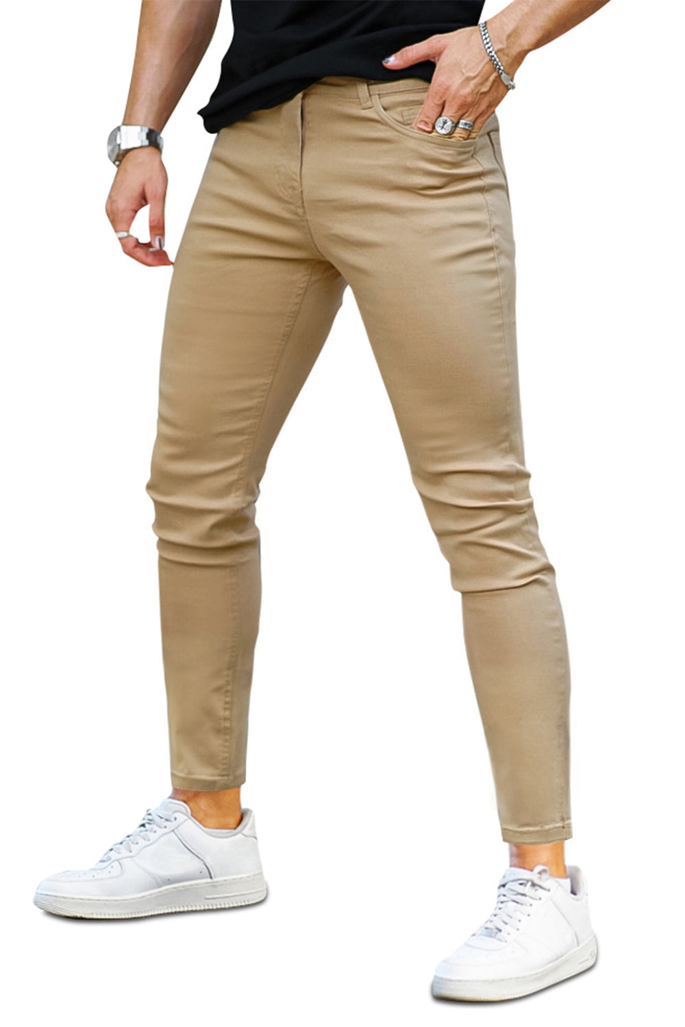 Men's Stretch Skinny Jean - Brown