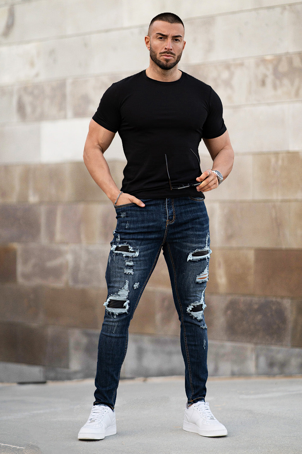 Men's Stretch Skinny Jean - Ripped