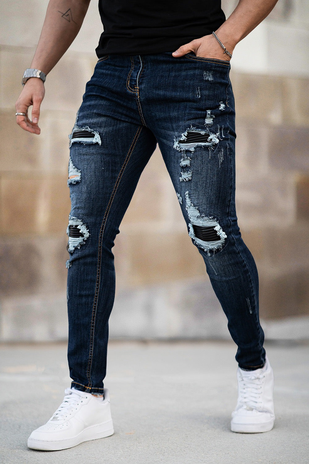 Men's Stretch Skinny Jean - Ripped