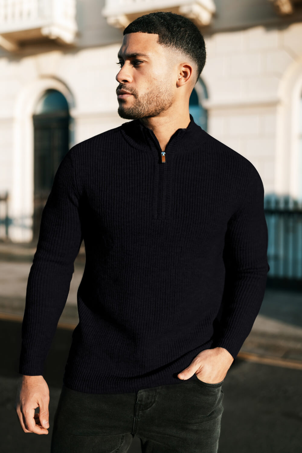 Men's Casual Sweater - Zipper