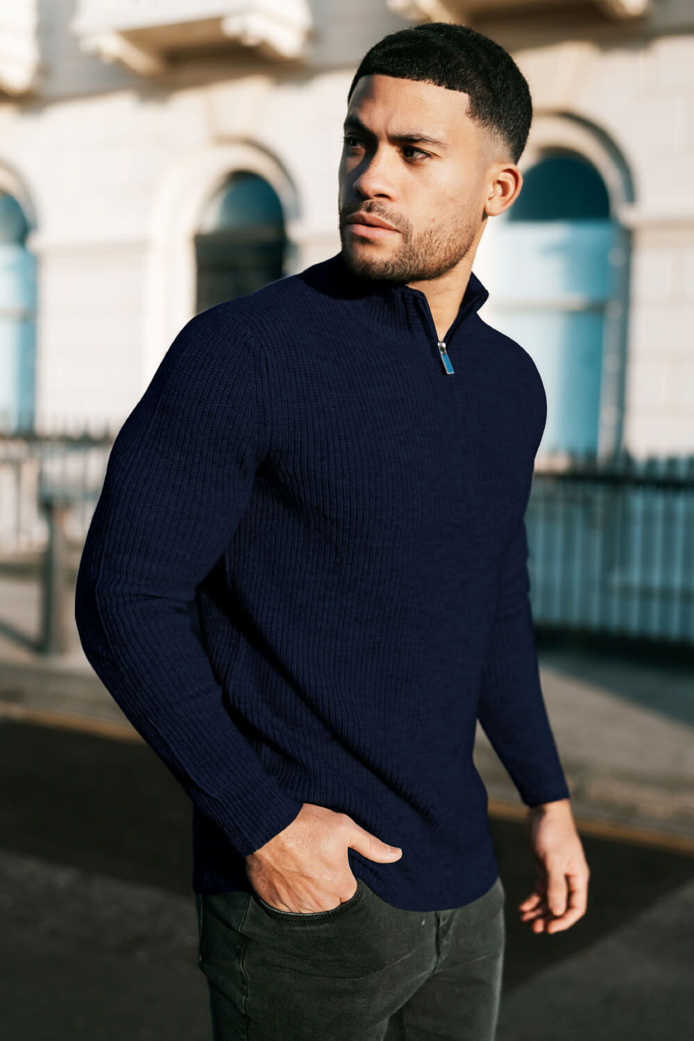 Men's Casual Sweater - Zipper